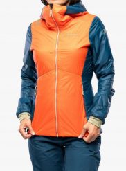 Kurtka ocieplana damska La Sportiva Alpine Guide Primaloft Hoody - cherry tomato/storm blue. Czerwone kurtki sportowe damskie NoName, bez wzorów, bez ramiączek, bez kaptura, primaloft. Za 1,237.68 zł.