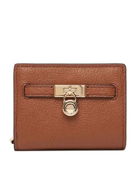 MICHAEL Michael Kors Portfel 32F5GNXD1L Brązowy. Brązowe portfele damskie MICHAEL Michael Kors, ze skóry. Za 329.99 zł.