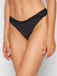 Triumph Stringi Aura Spotlight High 10207998 Czarny. Czarne majtki damskie Triumph, z syntetyku. Za 59.99 zł.