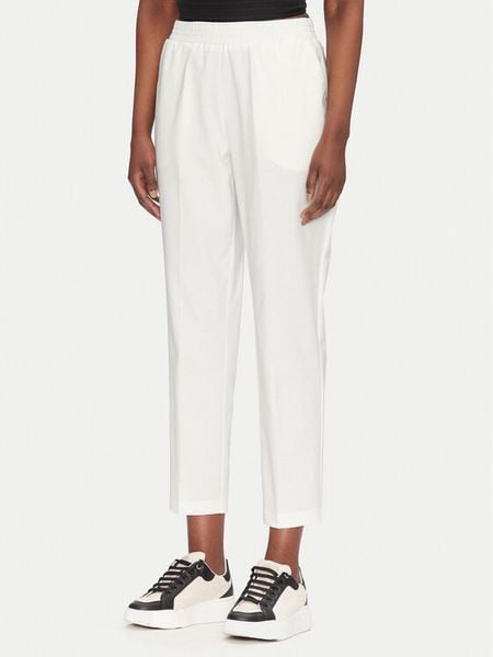 ACCESS FASHION Spodnie materiałowe 53-5119-886 Biały Regular Fit. Białe spodnie materiałowe damskie ACCESS FASHION, bez wzorów, z bawełny. Za 219.99 zł.