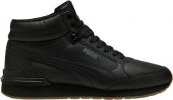 Buty Puma ST Runner v4 Mid czarne 402893 02 43. Czarne buty sportowe męskie Puma, bez wzorów, bez zapięcia. Za 497.73 zł.