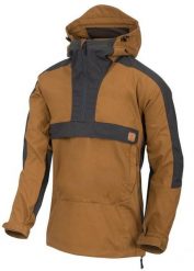 Kurtka męska Helikon -Tex Anorak Woodsman - coyote/ash grey rozmiar: m (HE.KU-WDN-DC-1185A-B04). Szare kurtki męskie Helikon, m, bez wzorów, bez kaptura. Za 252.86 zł.