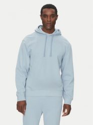 HUGO Bluza Dapo 50486478 Błękitny Relaxed Fit. Niebieskie bluzy męskie Hugo, m, bez wzorów, z bawełny, bez ramiączek, bez kaptura. Za 279.99 zł.
