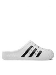 Adidas Klapki adilette Clog FY8970 Biały. Białe obuwie sportowe damskie Adidas, bez wzorów, z tworzywa sztucznego, bez zapięcia. Za 139.99 zł.