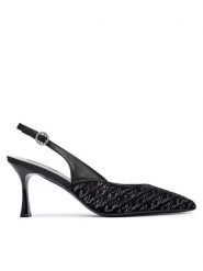 KARL LAGERFELD Szpilki Sienna KL32706A Czarny. Czarne szpilki damskie KARL LAGERFELD, bez wzorów, z materiału, bez obcasa, na szpilce, bez zapięcia. Za 814.99 zł.
