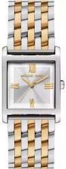 Zegarek Michael Kors Michael Kors Georgie MK4935 Zegarek damski złoto-srebrny 27 mm. Szare zegarki damskie Michael Kors, srebrne. Za 533.99 zł.