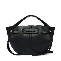 Torebka KARL LAGERFELD. Czarne torebki do ręki damskie KARL LAGERFELD, bez wzorów, bez dodatków. Za 649.99 zł.