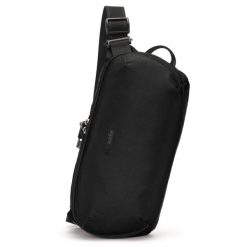 Saszetka miejska antykradzieżowa Pacsafe Metrosafe X Urban Sling. Czarne saszetki i nerki męskie Pacsafe, bez wzorów. Za 377.99 zł.