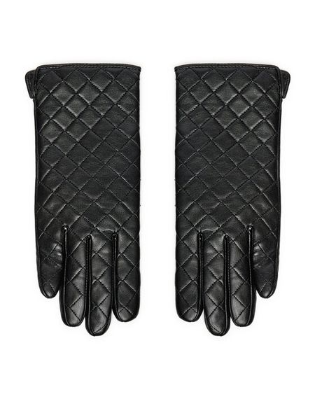 Liu Jo Rękawiczki 2F4077 E0002 Czarny. Czarne rękawiczki damskie Liu Jo, bez wzorów, z poliesteru. Za 299.99 zł.