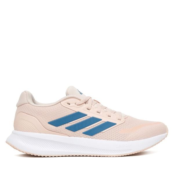 Buty do biegania adidas. Czerwone obuwie sportowe damskie Adidas, bez wzorów, bez zapięcia, do biegania. Za 259.99 zł.
