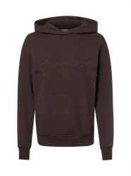 Marie Lund Bluza z kapturem dla kobiet Kobiety brązowy, S. Brązowe bluzy damskie Marie Lund, s, bez wzorów, z bawełny, eleganckie, bez ramiączek, z kapturem. Za 249.95 zł.