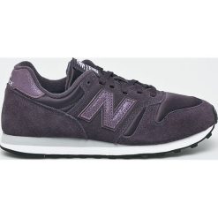 New Balance - Buty WL373ESP. Fioletowe obuwie sportowe damskie New Balance, bez wzorów, z materiału, z okrągłym noskiem, bez zapięcia, Adidas Advantage. W wyprzedaży za 229.90 zł.