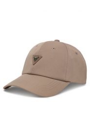 Guess Czapka z daszkiem V4YZ01 WG982 Beżowy. Brązowe czapki damskie Guess, z aplikacjami, z materiału. Za 139.99 zł.