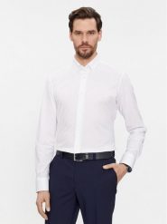 Boss Koszula 50469378 Biały Regular Fit. Białe koszule męskie Boss, m, bez wzorów, z bawełny, biznesowe, bez kołnierzyka, bez ramiączek. Za 269.99 zł.