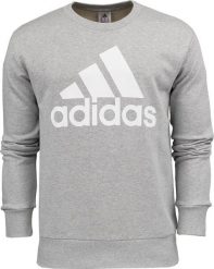 Adidas Bluza męska adidas Essentials French Terry Big Logo szara IC9326 XL. Szare bluzy męskie Adidas, m, bez wzorów, bez ramiączek, bez kaptura. Za 201.99 zł.