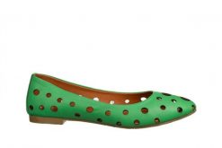 Baleriny Bayla-161 037 135 08 Grass 161689, Zielony, Skóra naturalna - 36. Zielone balerinki damskie Bayla, na lato, bez wzorów, z materiału, bez obcasa, na płaskiej podeszwie, bez zapięcia. W wyprzedaży za 179.10 zł.