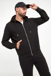 Bluza męska z kapturem KARL LAGERFELD. Bluzy męskie KARL LAGERFELD, m, bez wzorów, z kapturem. W wyprzedaży za 979.30 zł.
