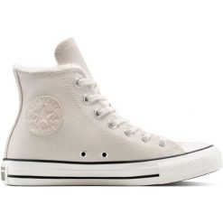 Buty sportowe Converse Chuck Taylor All Star Cozy Suede. Brązowe obuwie sportowe damskie Converse, bez wzorów, z zamszu, bez zapięcia. Za 490.00 zł.