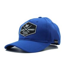 Czapka Trucker - 5 Paneli - Poliester z Recyklingu (Niebieski). Niebieskie czapki damskie SURF MONKEY, bez wzorów, z poliesteru, sportowe. Za 159.95 zł.