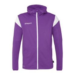 Bluza dresowa z kapturem Uhlsport Squad 27. Białe bluzy damskie Uhlsport, xl, bez wzorów, z dresówki, eleganckie, bez ramiączek, z kapturem. Za 217.50 zł.