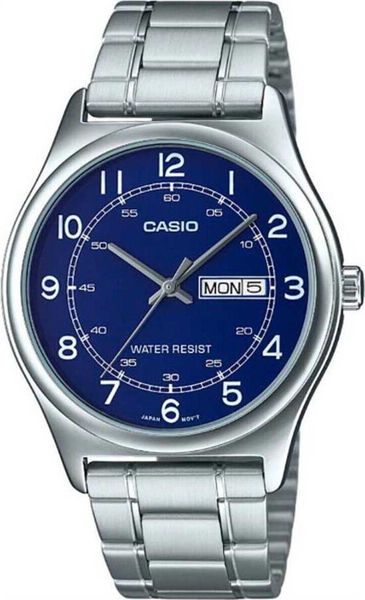 Zegarek Casio Zegarek Męski Casio Collection MTP-V006D-2B + BOX NoSize. Zegarki męskie Casio, bez wzorów. Za 163.73 zł.