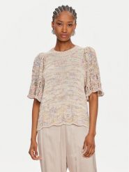Munthe Sweter Ovacik 242161524272 Kolorowy Regular Fit. Swetry nierozpinane damskie Munthe, bez wzorów, z bawełny, bez kołnierzyka, bez ramiączek. Za 459.99 zł.