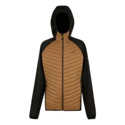Męska Kurtka Hybrydowa Andreson. Czarne kurtki męskie Regatta, m, bez wzorów, z elastanu, z kapturem. Za 294.99 zł.