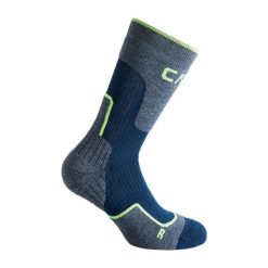 Skarpety trekkingowe CMP WOOL MID. Czarne skarpetki damskie CMP, bez wzorów. Za 79.99 zł.