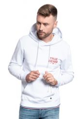 MĘSKA BLUZA Z KAPTUREM MUSTANG BENNET H HOOD PRINT 1009166 2045. Bluzy męskie Mustang, m, bez wzorów, z kapturem. W wyprzedaży za 59.99 zł.