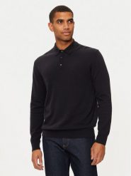 United Colors Of Benetton Sweter 1002U301C Czarny Regular Fit. Czarne swetry męskie United Colors Of Benetton, l, bez wzorów, z wełny, bez kołnierzyka, bez ramiączek. Za 189.99 zł.