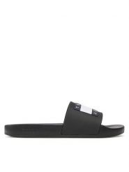Tommy Jeans Klapki Pool Slide Ess EM0EM01191 Czarny. Czarne klapki męskie Tommy Jeans, bez wzorów, z jeansu, bez zapięcia. Za 119.99 zł.