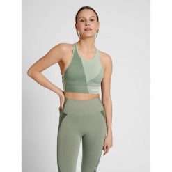 Damski bezszwowy biustonosz sportowy Hummel MT Unite. Szare bielizna sportowa damska Hummel, xs, bez wzorów. Za 138.50 zł.