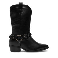 Kowbojki Call It Spring. Czarne botki damskie Call it Spring, bez wzorów, bez obcasa, na płaskiej podeszwie, bez zapięcia. Za 369.99 zł.