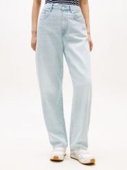 Tommy Hilfiger Dżinsy - Barrel Kobiety Bawełna niebieski, 26-32. Niebieskie jeansy damskie Tommy Hilfiger, bez wzorów, z bawełny. Za 429.95 zł.