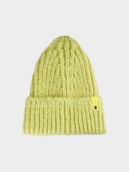 4F Czapka beanie damska - khaki S. Brązowe czapki damskie 4F, na zimę, bez wzorów, z dzianiny, klasyczne. W wyprzedaży za 29.99 zł.