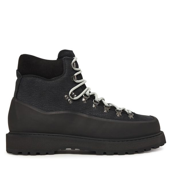 Trzewiki Diemme. Czarne botki męskie Diemme, bez wzorów, bez obcasa, bez zapięcia. Za 1,779.00 zł.