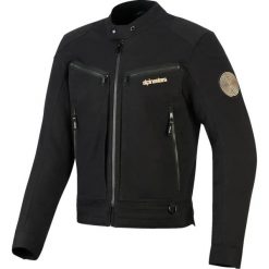 Kurtka motocyklowa Alpinestars Bruiser. Czarne kurtki męskie Alpinestars, l, bez wzorów, z meshu, bez kaptura. Za 1,192.00 zł.
