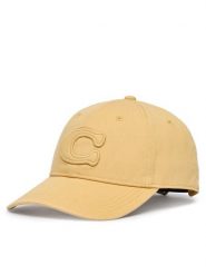 Coach Czapka z daszkiem 29CCN89 Beżowy. Brązowe czapki damskie Coach, bez wzorów, z bawełny. Za 209.99 zł.