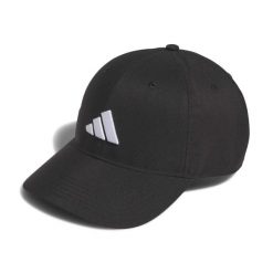 Damska czapka z daszkiem adidas Tour Badge. Czarne czapki damskie Adidas, bez wzorów, z materiału, eleganckie. Za 146.50 zł.