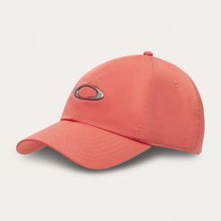 Czapka z daszkiem unisex Oakley TINCAN LX różowa FOS901486-41I. Czerwone czapki damskie Oakley, bez wzorów, z nylonu, sportowe. Za 133.17 zł.