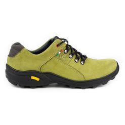Olivier Męskie buty trekkingowe 296GT zielone. Zielone trekkingi męskie ze skóry, bez zapięcia. Za 319.69 zł.