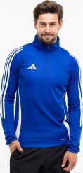 Adidas Bluza męska adidas Tiro 24 Training Top niebiesko-biała IS1042 S. Białe bluzy męskie Adidas, m, bez wzorów, bez ramiączek, bez kaptura. Za 168.85 zł.