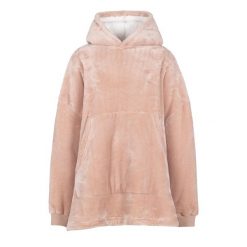 Trespass Cosiness – obszerna bluza z kapturem At300 Misty Rose. Brązowe bluzy damskie Trespass, bez wzorów, z polaru, z kapturem, do jazdy konnej. Za 305.99 zł.