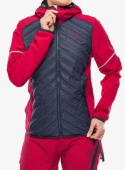 Kurtka do biegania damska La Sportiva Koro Jacket. Czerwone kurtki sportowe damskie La Sportiva, na zimę, m, bez wzorów, z elastanu, bez ramiączek, bez kaptura, do biegania, primaloft. Za 742.49 zł.