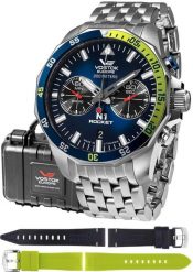 Zegarek męski Vostok Europe 6S21-225A708-MEGA SET srebrny. Szare zegarki męskie Vostok Europe, bez wzorów, srebrne. Za 2,810.00 zł.