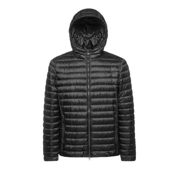 Kurtka GEOX M WARRENS Czarny. Czarne kurtki męskie Geox, m, bez wzorów, z tkaniny, bez kaptura. Za 497.99 zł.