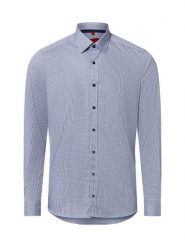 Finshley & Harding Koszula męska Mężczyźni Slim Fit Bawełna niebieski w kratkę, 38. Niebieskie koszule męskie Finshley & Harding, m, bez wzorów, z bawełny, biznesowe, bez kołnierzyka, bez ramiączek. Za 199.95 zł.