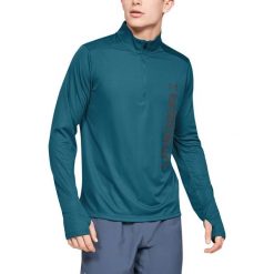 Under Armour Speed Stride Split Koszulka Niebieski Zielony. Niebieskie t-shirty męskie Under Armour, xl, bez wzorów, z materiału, bez kołnierzyka, bez ramiączek. Za 257.95 zł.