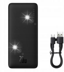 Powerbank Baseus BASEUS POWER BANK Z SZYBKIM ŁADOWANIEM 10000MAH 20W USB-C USB-A Z KABLEM. Powerbanki Baseus. Za 167.18 zł.