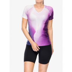 Koszulka biegowa damska Compressport Performance S/S T-Shirt. Fioletowe koszulki sportowe damskie Compressport, s, bez wzorów, bez ramiączek. Za 207.99 zł.